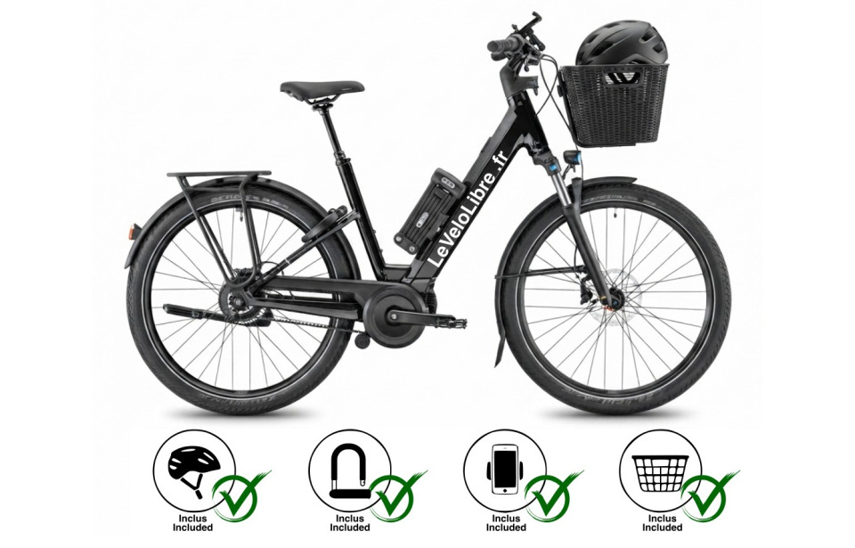 Vélo electrique Le velo Libre Alsace tout équipé